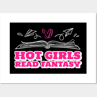 HOT Girls Read Fantasy Posters and Art